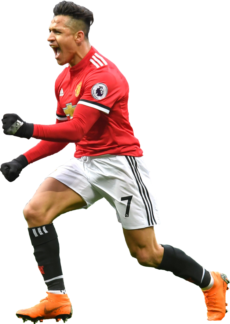 Alexis Sánchez Manchester United PNG Clipart Background