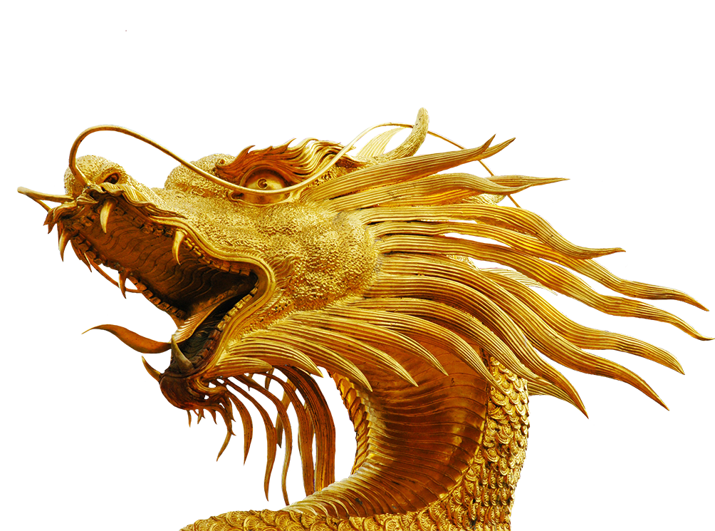 Ancient Gold Dragon Transparent Free PNG