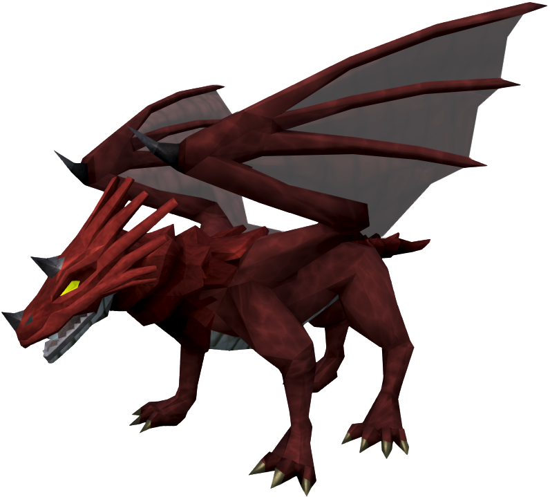 Ancient Red Dragon Free PNG