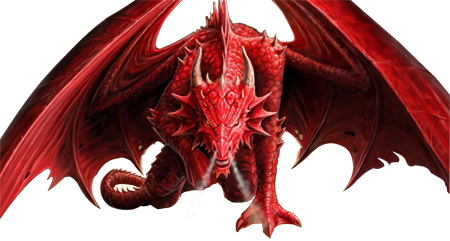 Ancient Red Dragon Transparent File