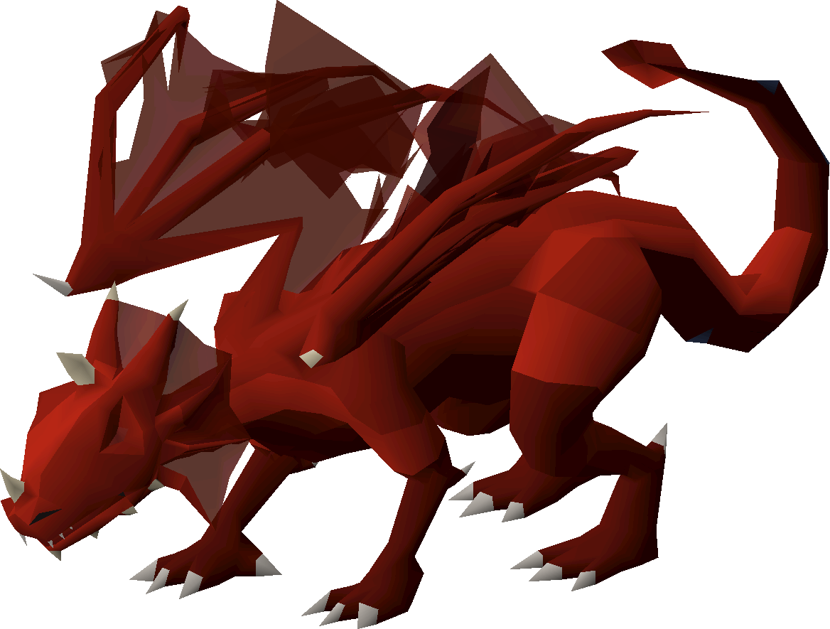 Ancient Red Dragon Transparent PNG