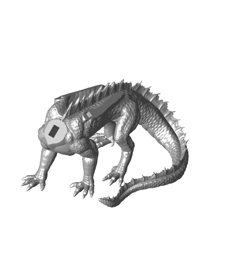 Ancient Silver Dragon PNG HD Quality