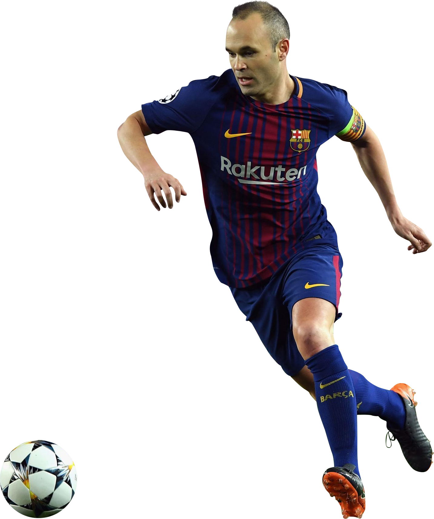 Andres Iniesta No Background