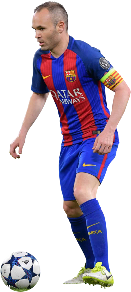 Andres Iniesta PNG Clipart Background