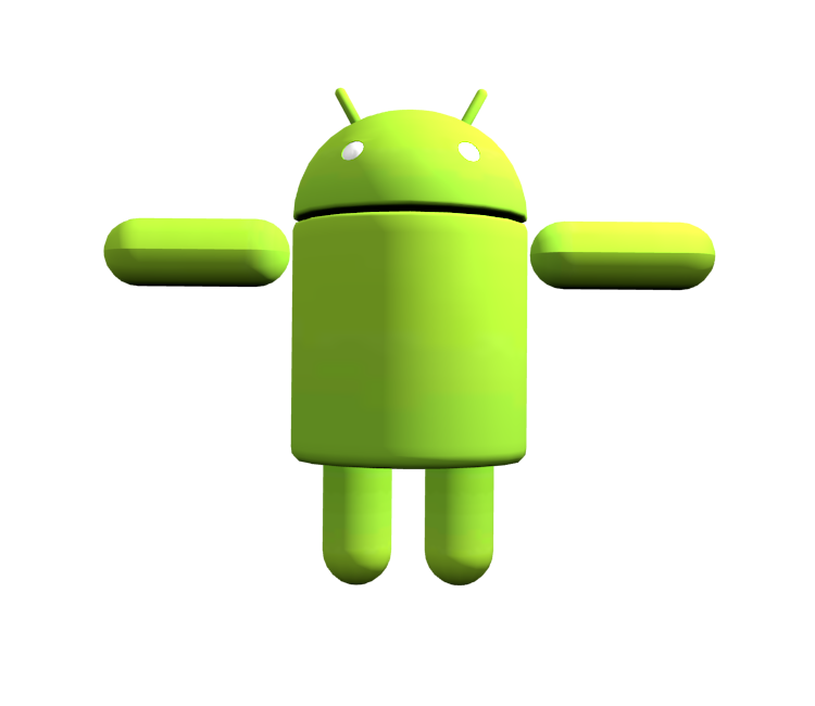 Android Robot Green Transparent File