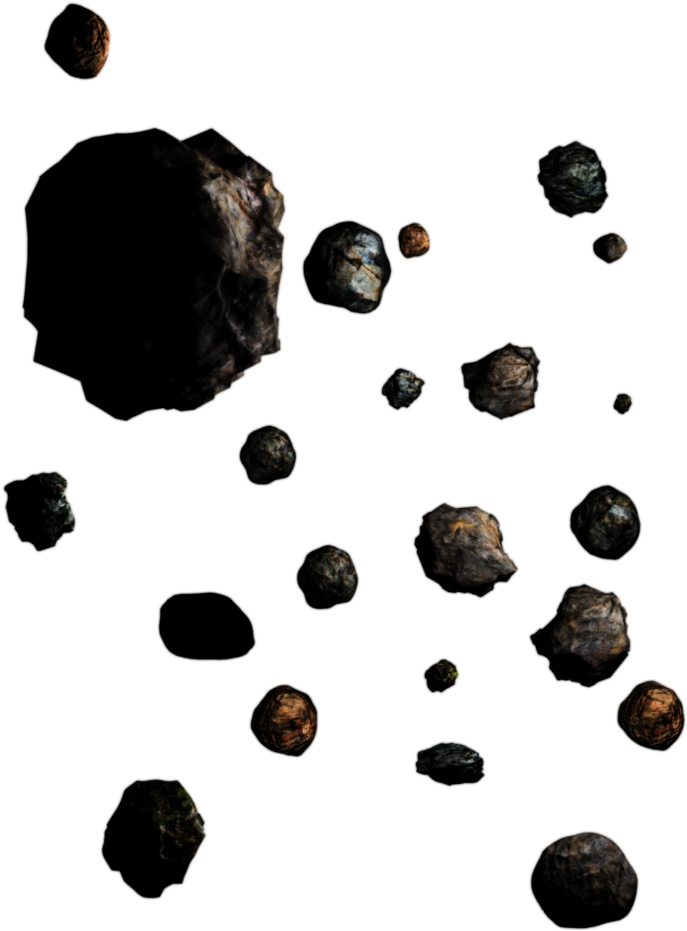 Asteroid Transparent Images