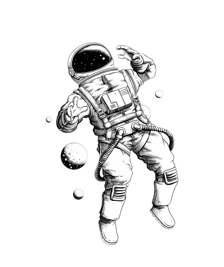 Astronaut Aesthetic Free PNG