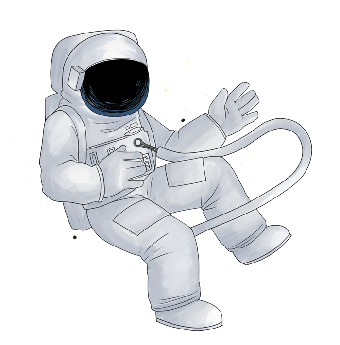 Astronaut Aesthetic PNG Free File Download