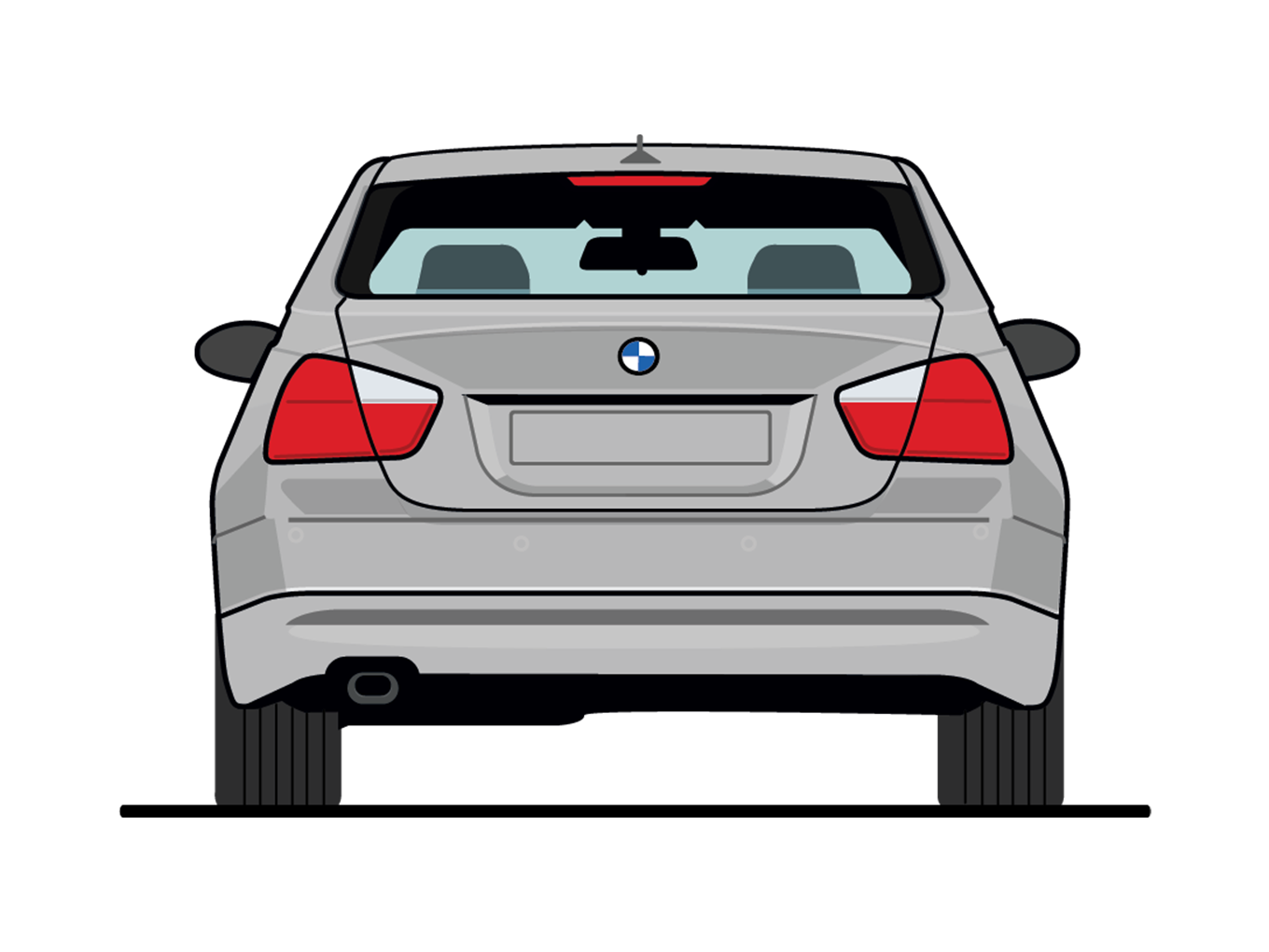 BMW E90 Background PNG Image