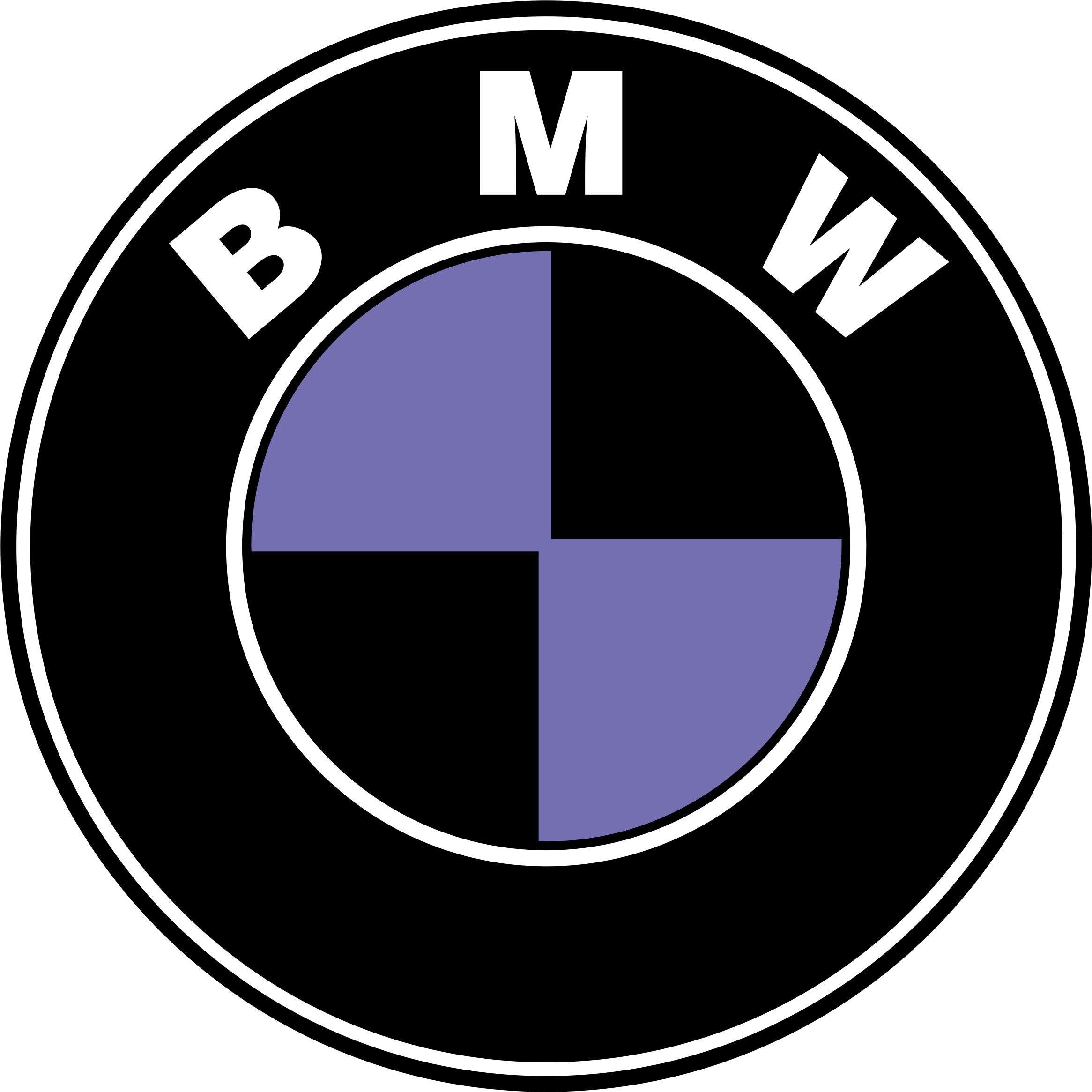 BMW Logo Background PNG Image