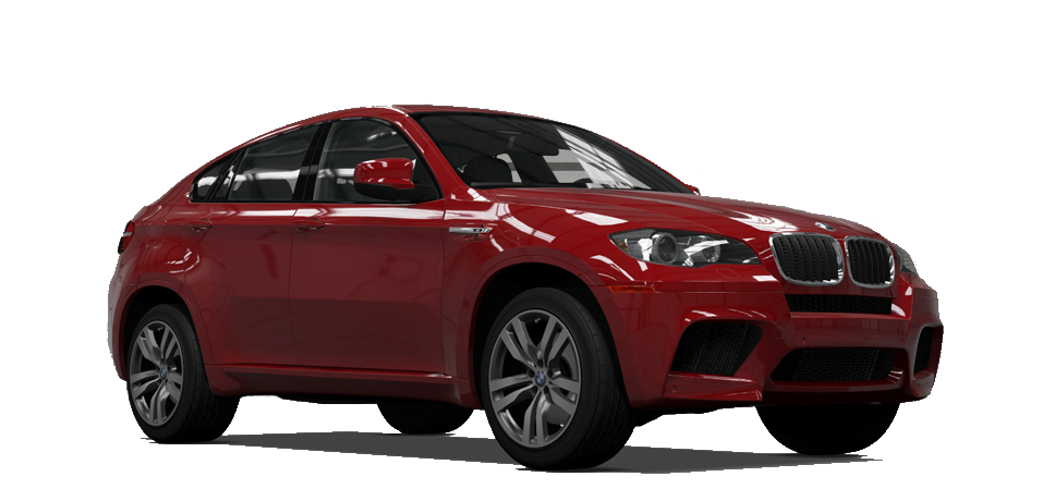 BMW X6 Red PNG Photos
