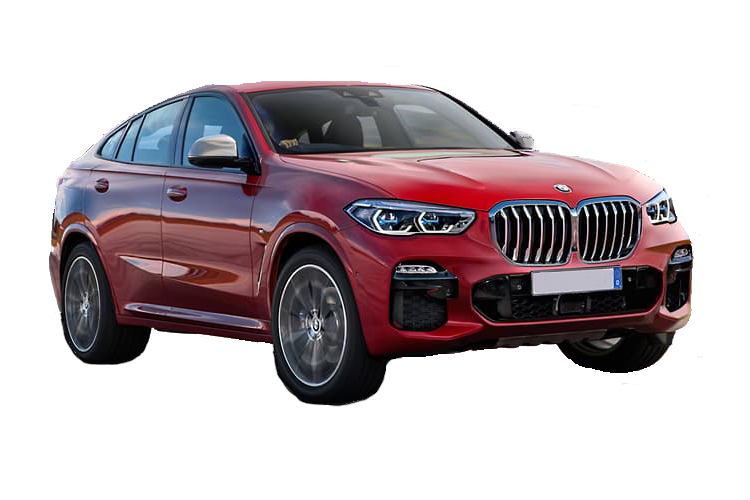 BMW X6 Red Transparent PNG