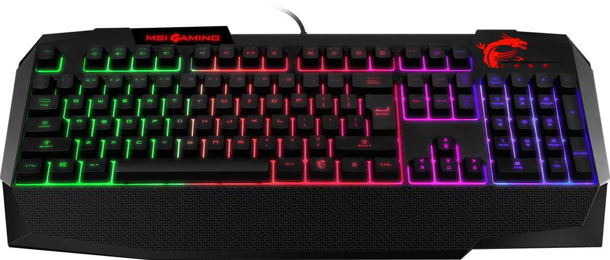 Backlit Keyboard Transparent Image