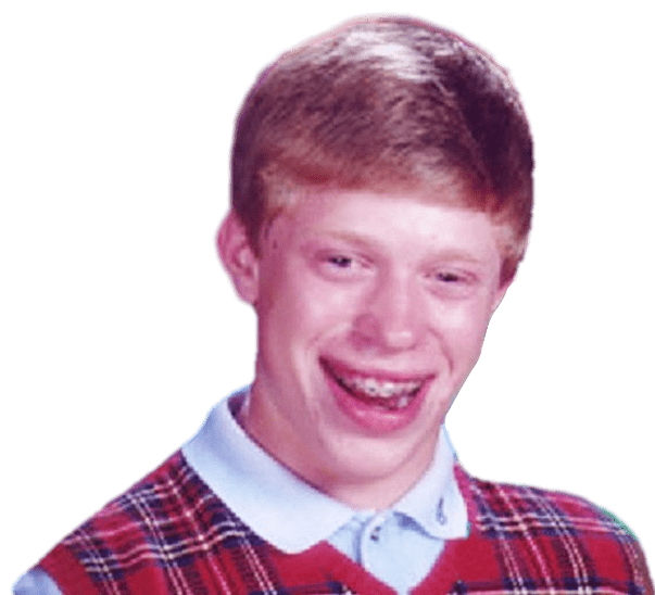 Bad Luck Brian Background Image PNG