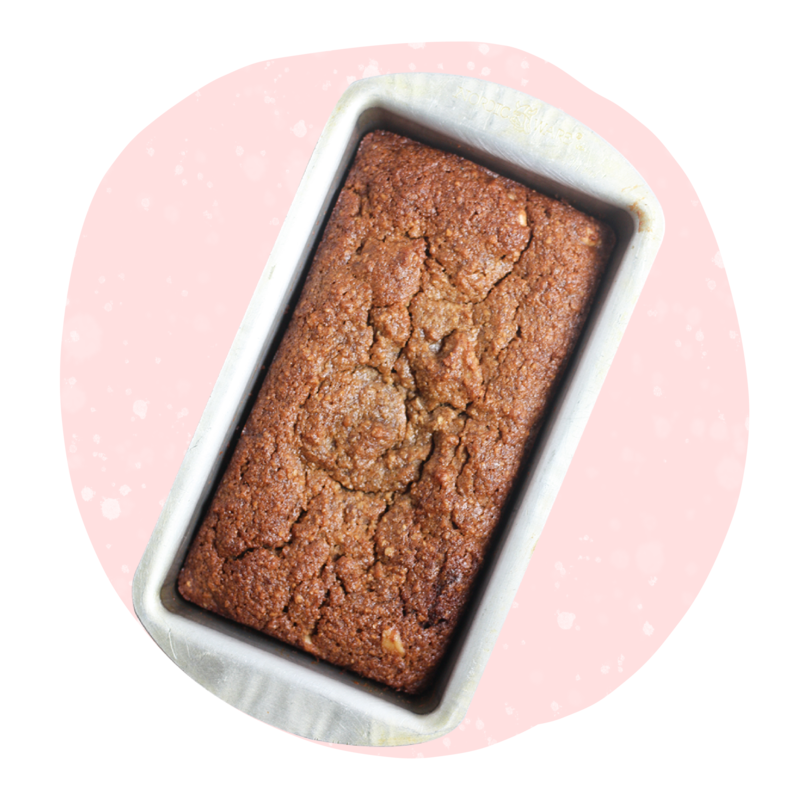 Banana Bread Background PNG Image