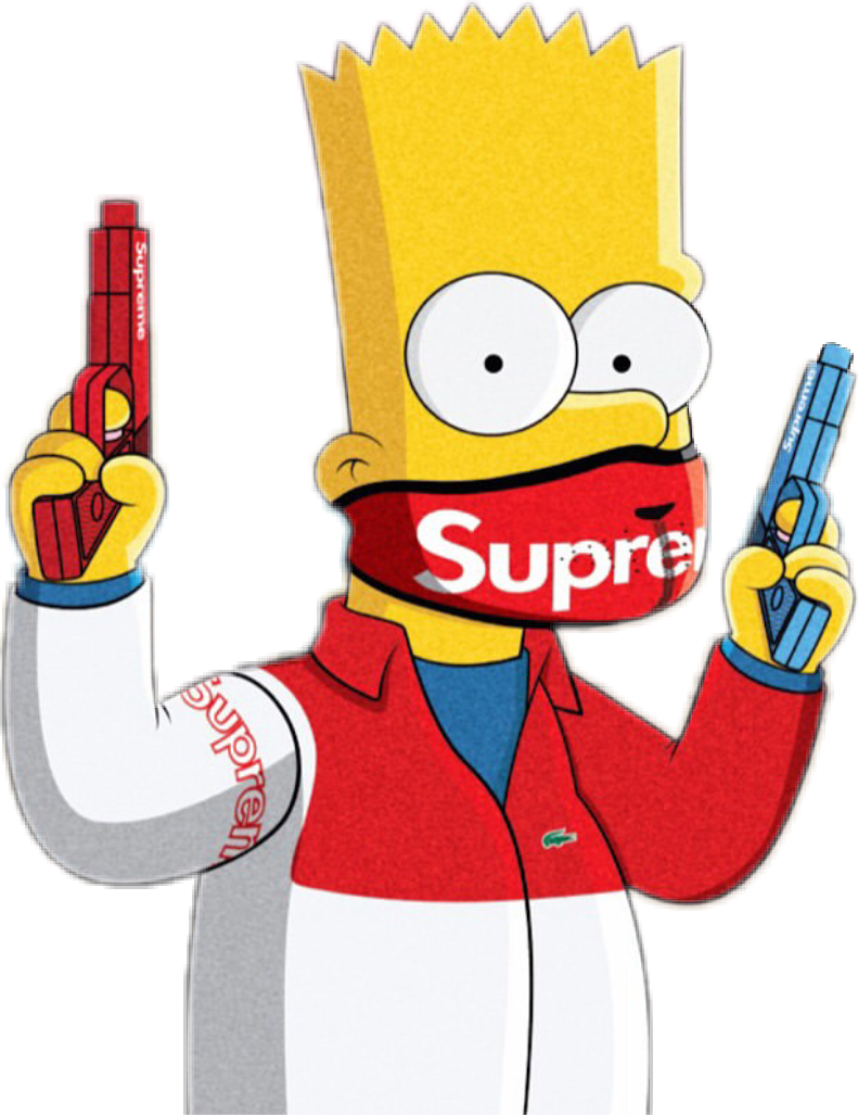 Bart Simpson Aesthetic Background PNG