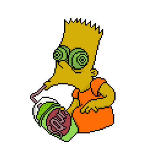 Bart Simpson Aesthetic PNG Pic Background