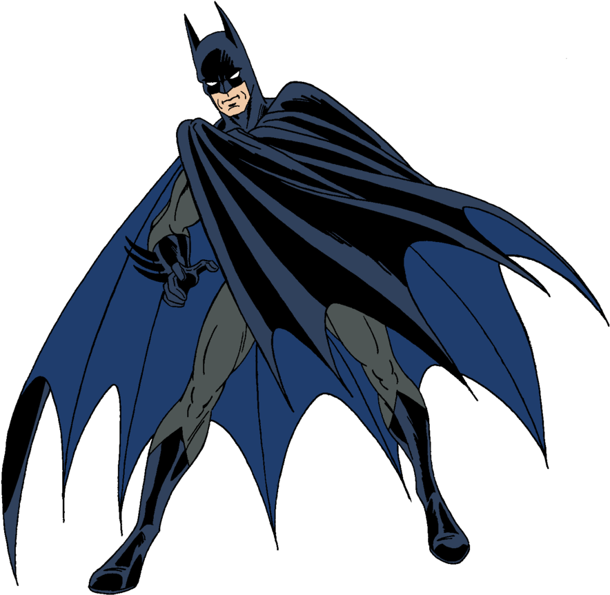 Batman Comic Book Outfit Background PNG Image