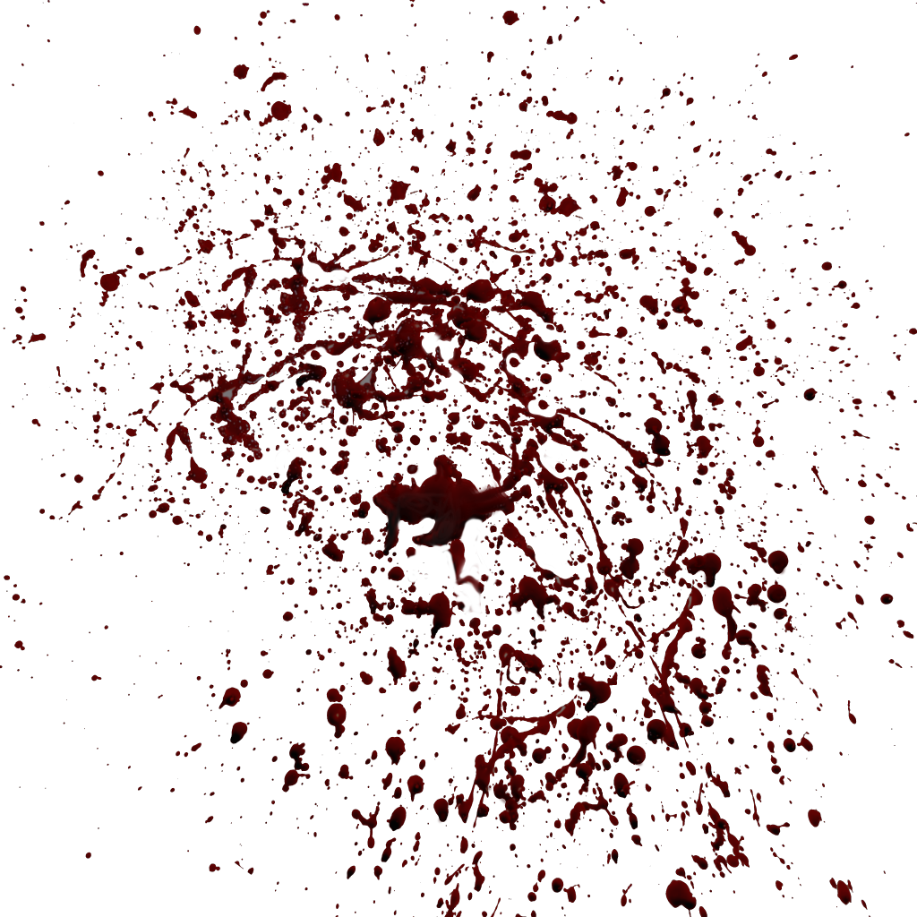 Blood Splatter Transparent Background PNG
