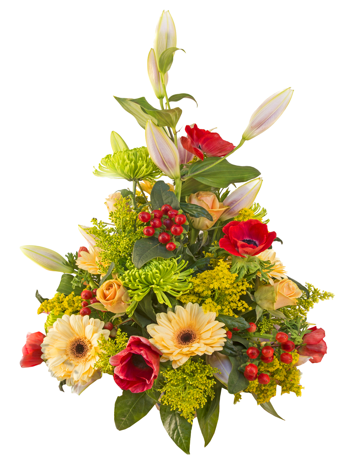 Bouquet Background PNG Image