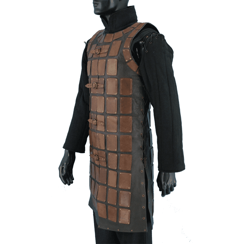 Brigandine Armor Background PNG Image