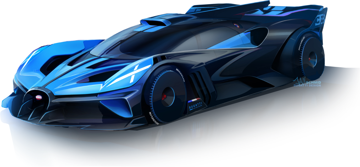 Bugatti Divo Transparent Background