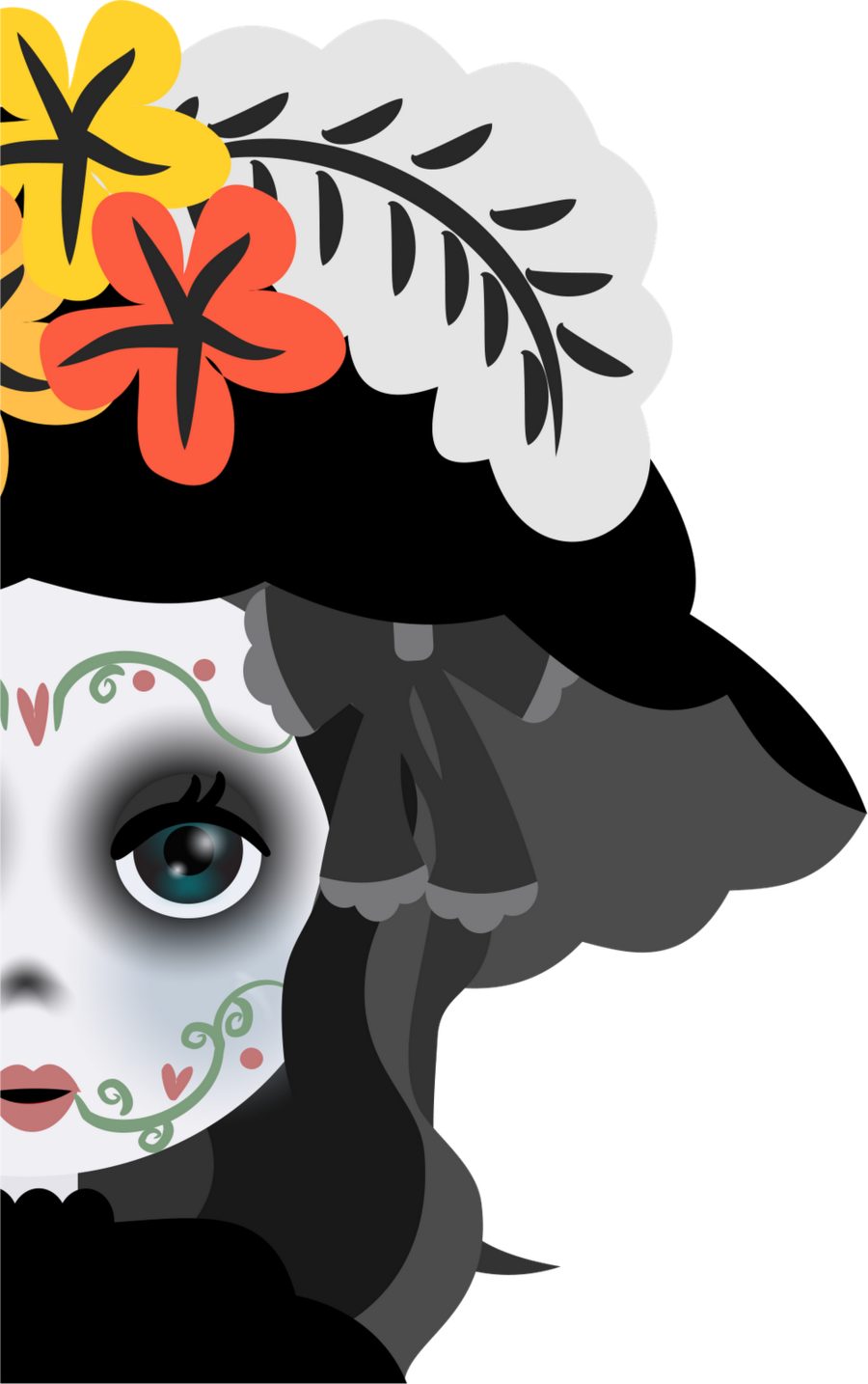 Catrina PNG Clipart Background