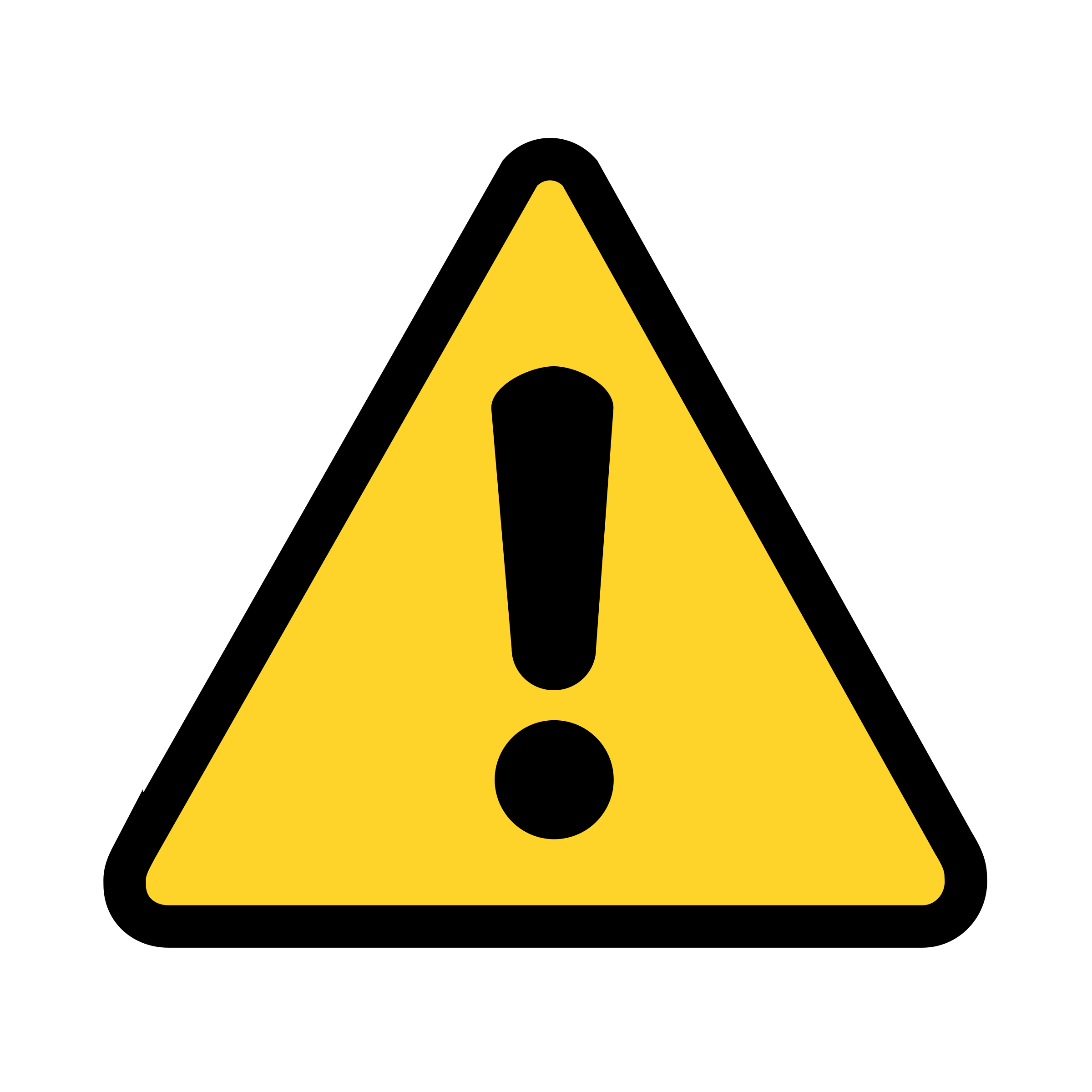 Caution PNG Free File Download
