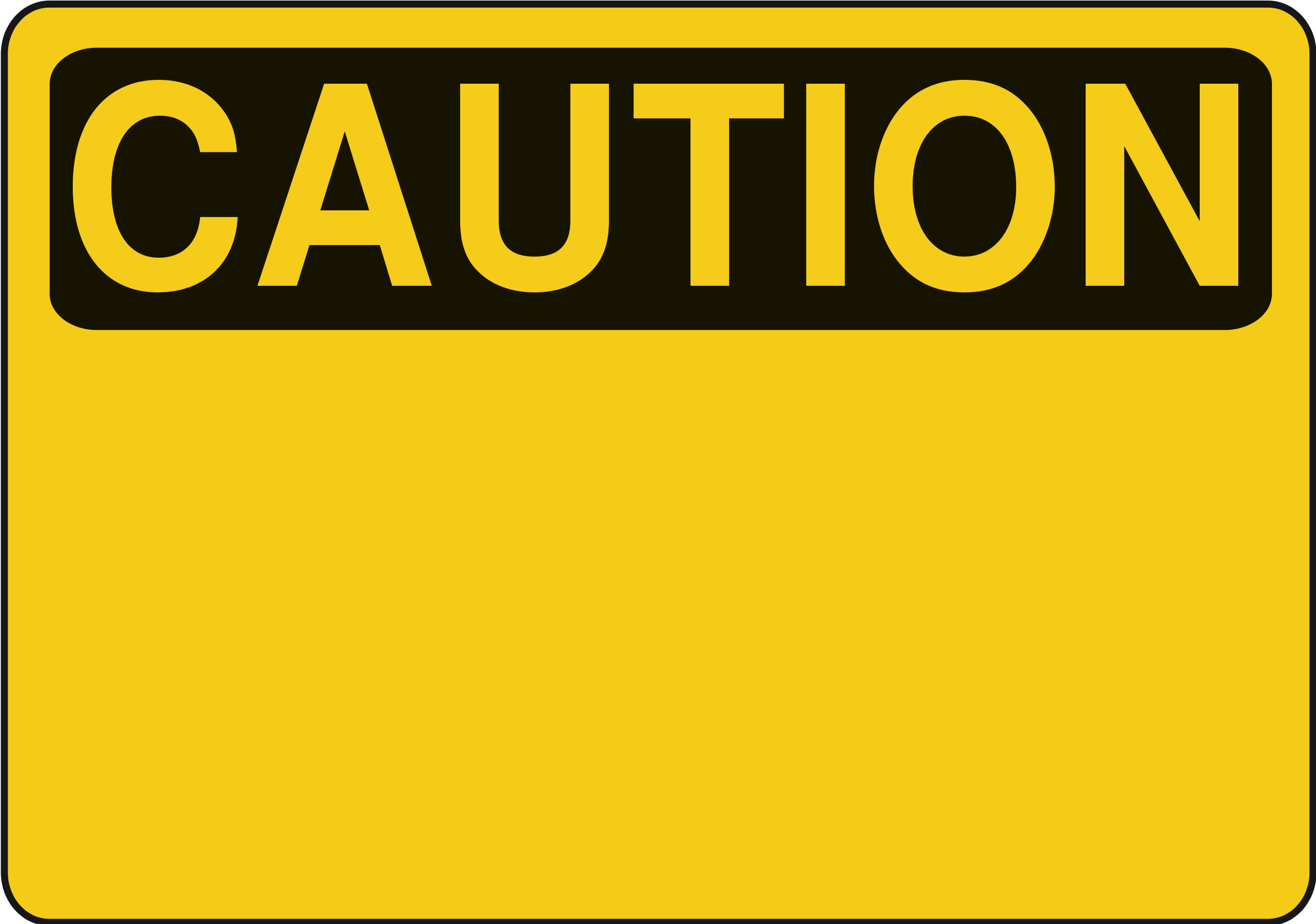 Caution Transparent Images