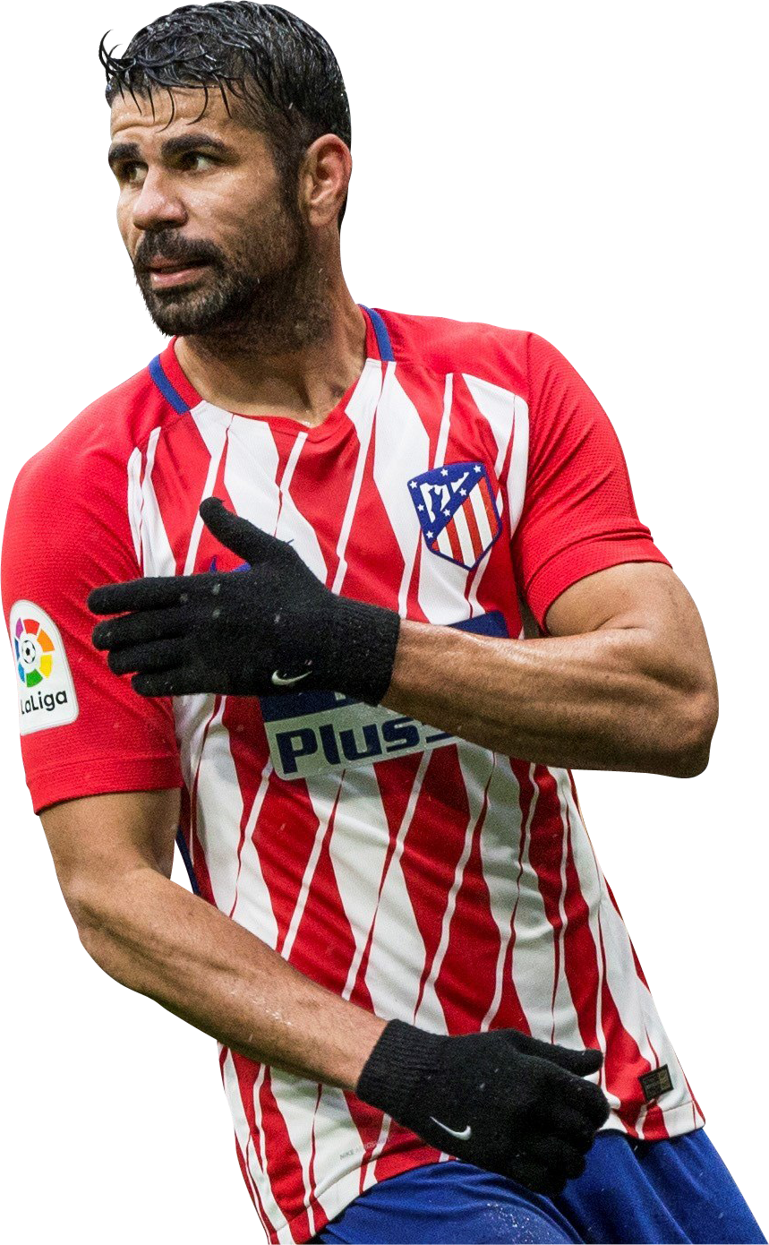 Diego Costa Atlético Madrid Transparent Free PNG