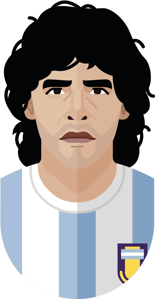 Diego Maradona Background PNG Image