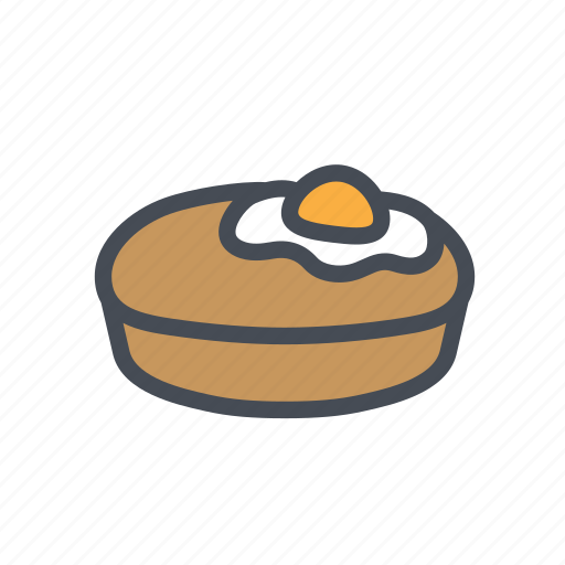 Egg Bread Background PNG Image