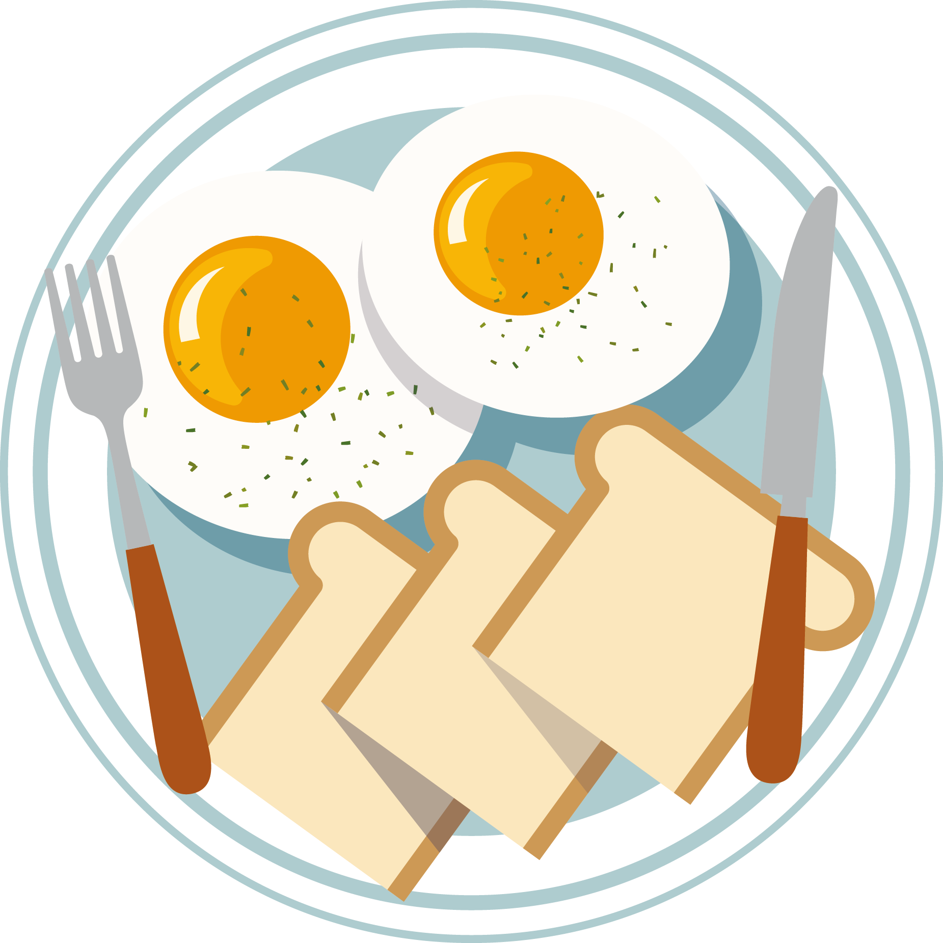 Egg Bread Free PNG