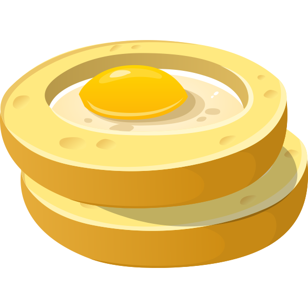 Egg Latar belakang roti PNG pic