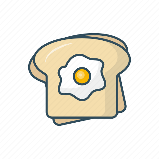 Roti telur transparan PNG gratis