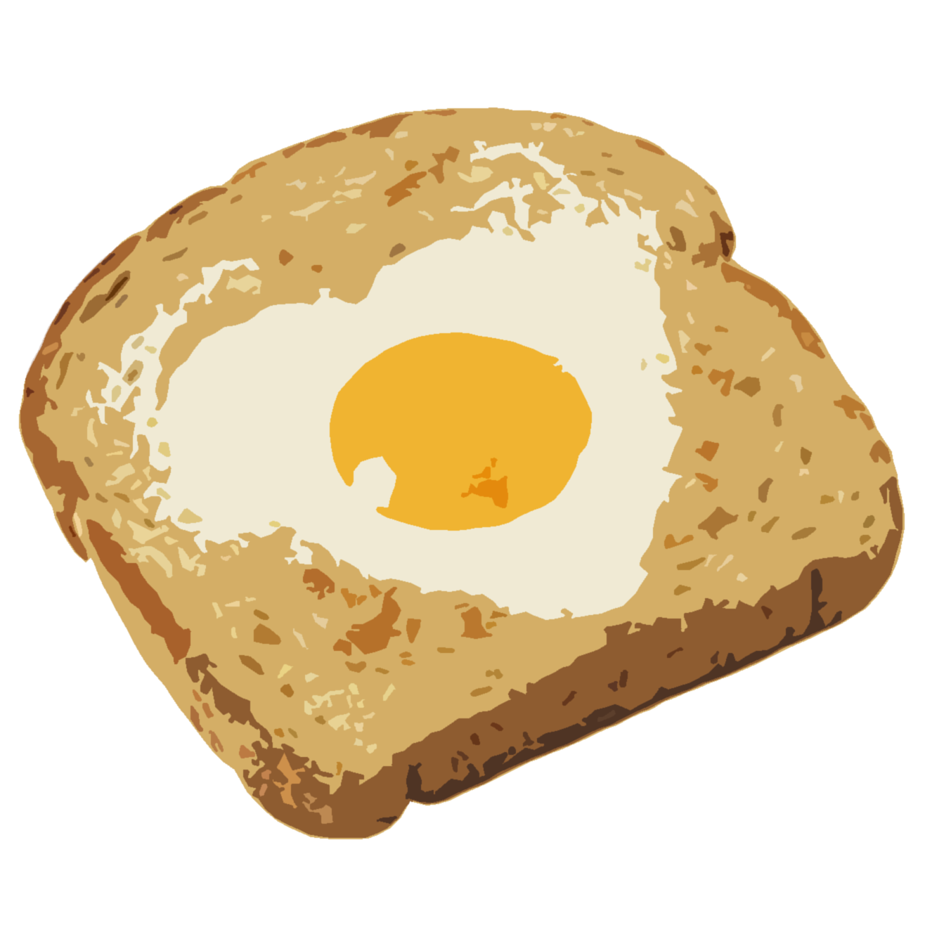Roti telur transparan PNG