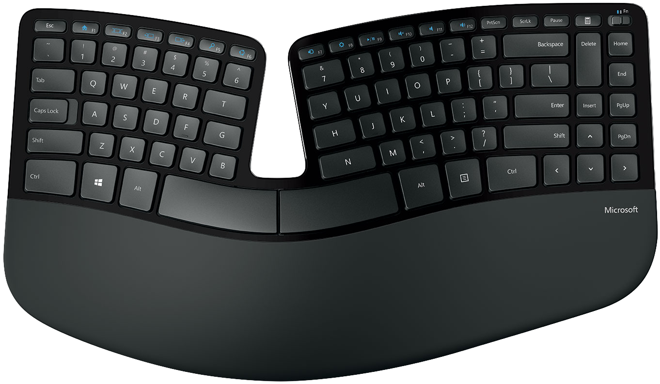 Ergonomic Keyboard PNG Photo Image