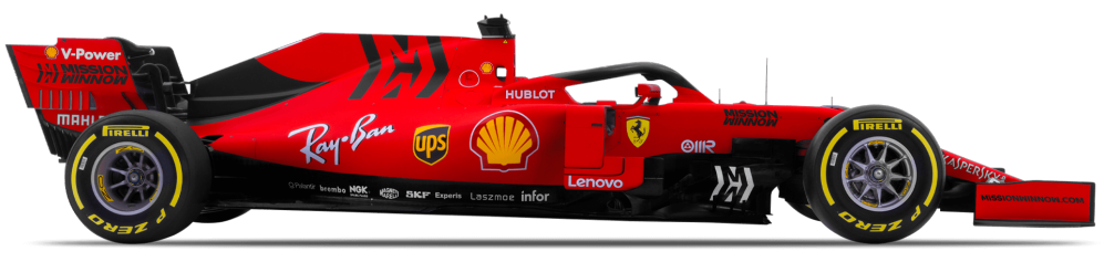 F1 Ferrari No Background