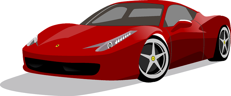 Ferrari 458 No Background