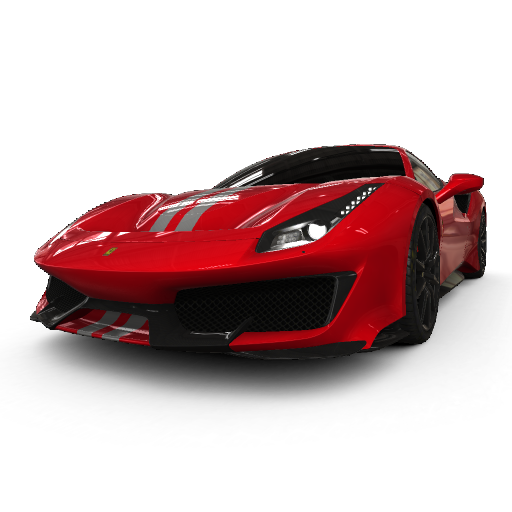 Ferrari 488 Pista Transparent Images