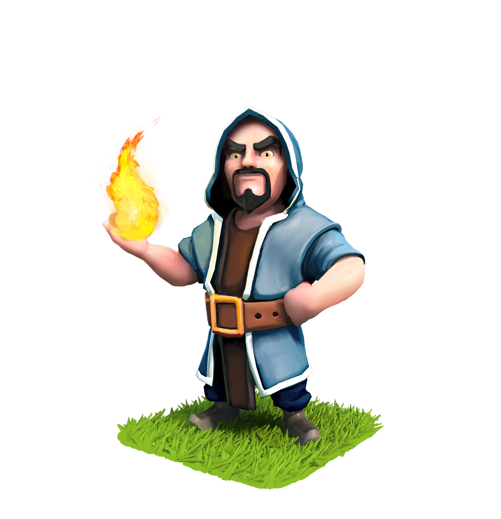 Fire Wizard PNG Clipart Background