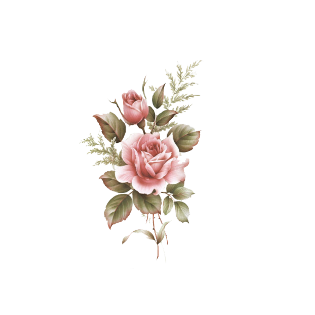 Flower Aesthetic Background PNG Image