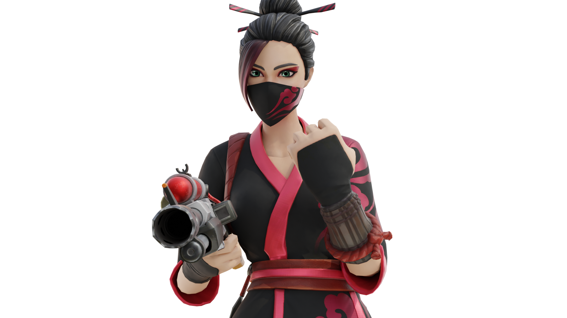 Fortnite Red Jade PNG Clipart Background