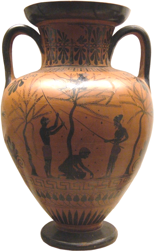 Greek Pottery Art Transparent File