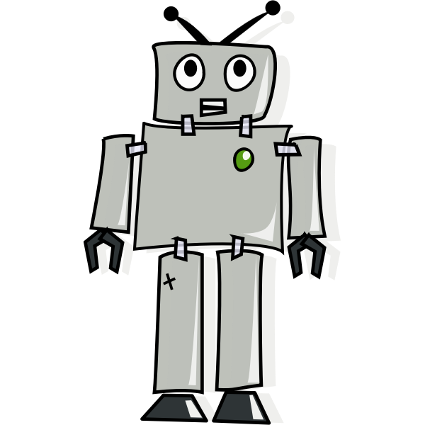 trapo Adaptado Rubicundo Grey Robot descargar gratis PNG | PNG Play