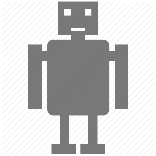 Grey Robot Transparent Free PNG