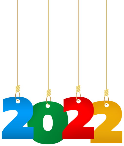 Bonne année 2022 PNG Clipart Fond