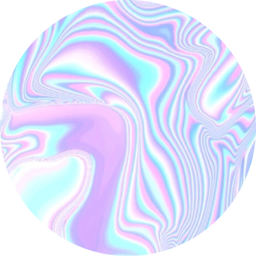 Holographic Aesthetic Transparent Background
