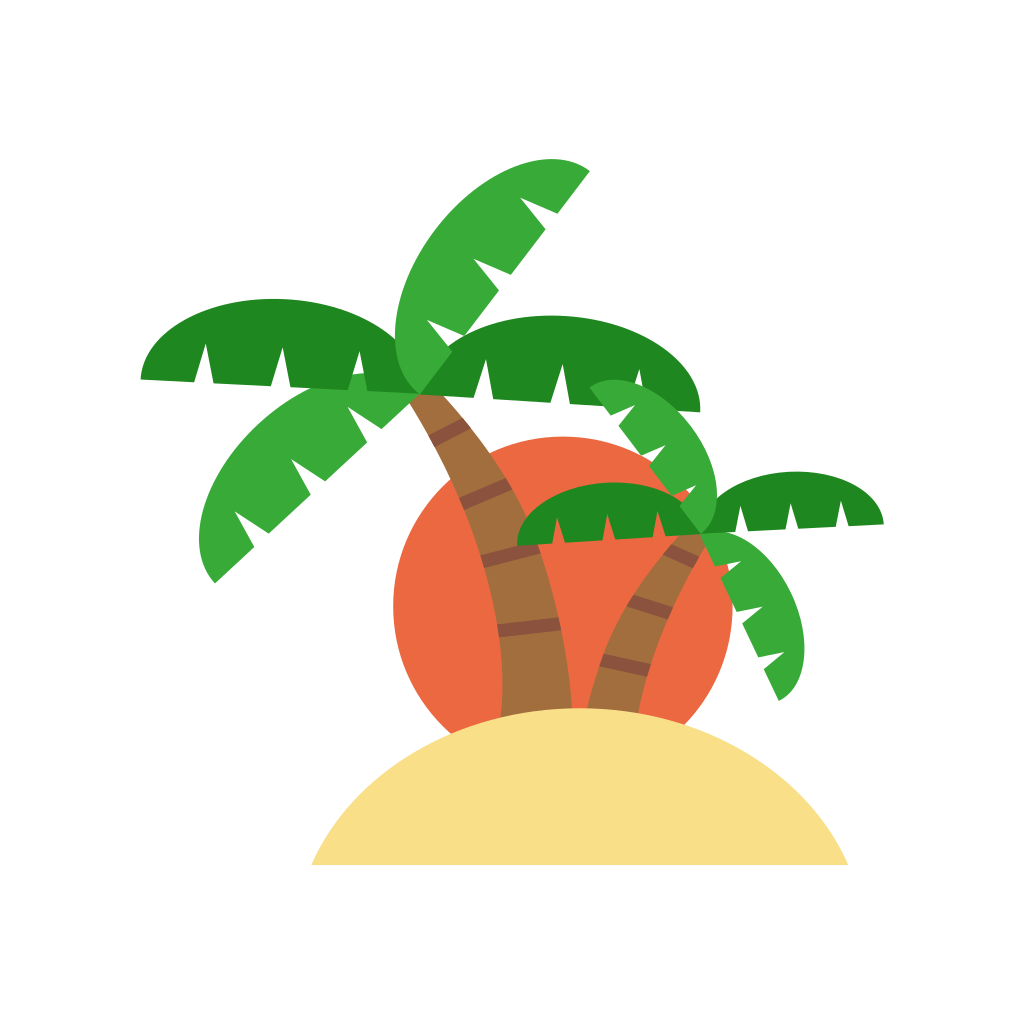 Island PNG Clipart Background