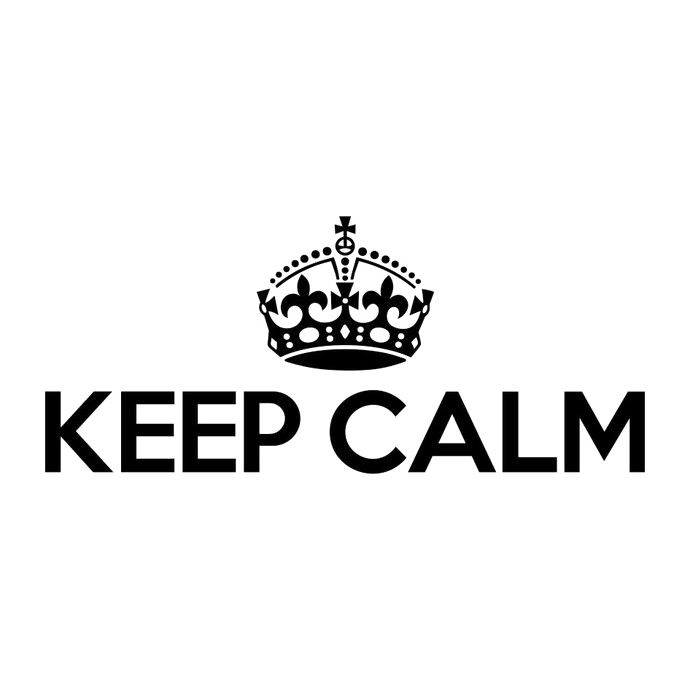Keep Calm Logo PNG Images HD